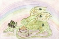 St Patty\'s Day dragon